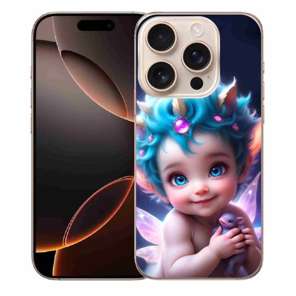 Gél borítás mmCase iPhone 16 Pro Max készülékhez - baba pillangószárnyakkal