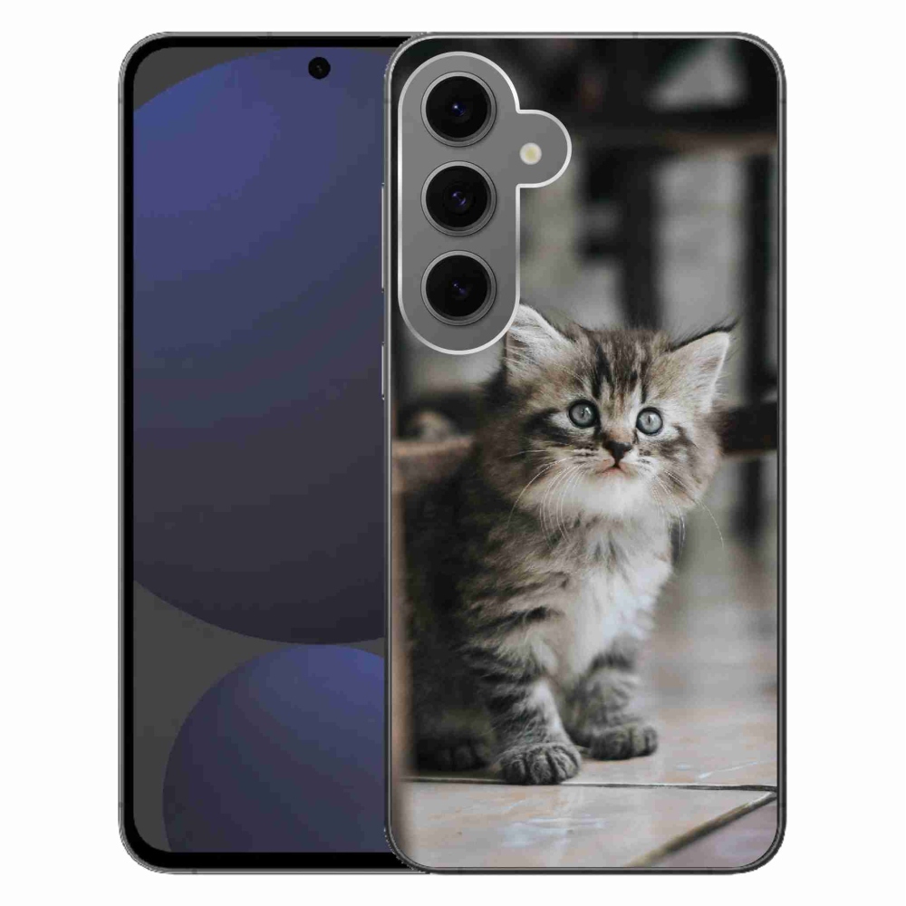 Gél védőhuzat mmCase Samsung Galaxy S24 FE készülékhez - cica