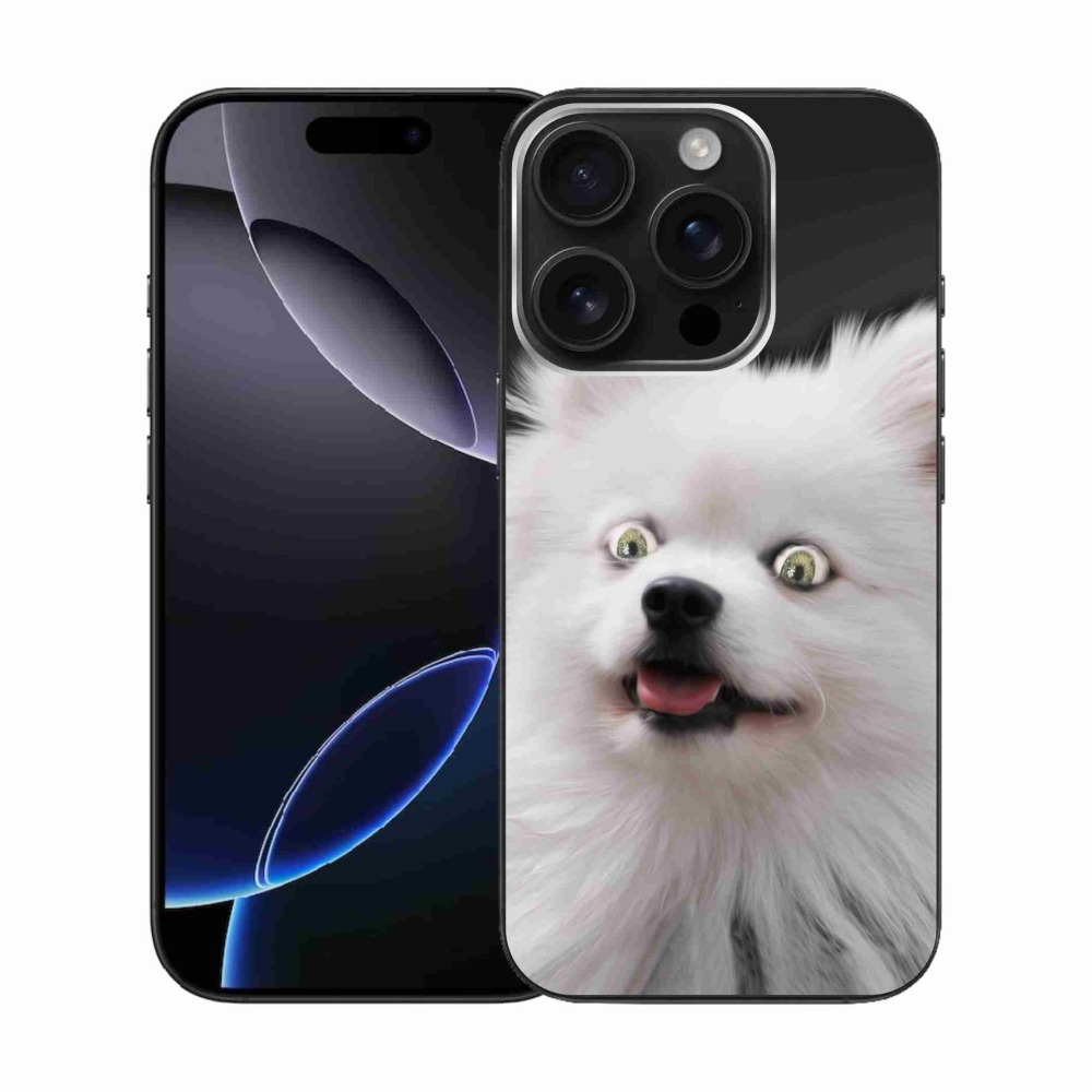 Zselés borítás mmCase iPhone 16 Pro készülékhez - fehér tipp