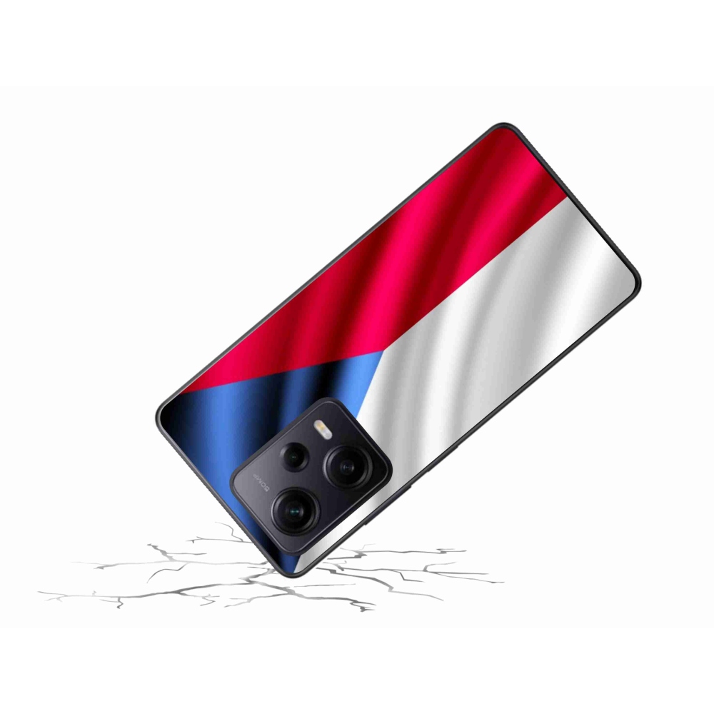 Gél borítás mmCase a Xiaomi Redmi Note 12 Pro+ 5G - cseh zászlóhoz