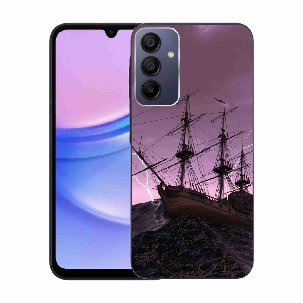 Zselés borítás mmCase Samsung Galaxy A15 4G/5G - hajó a viharban