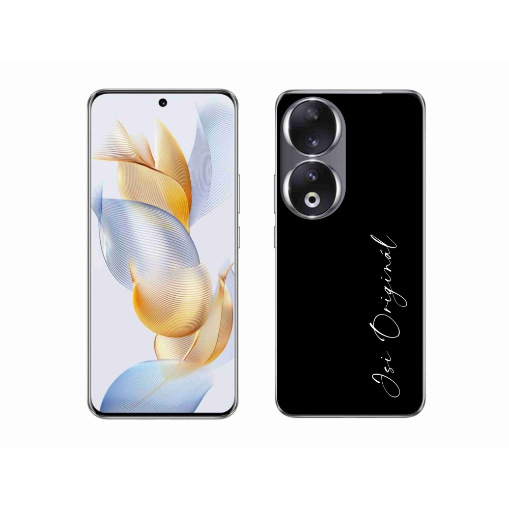 Gél borító mmCase a Honor 90-hez - te vagy az eredeti fekete háttér