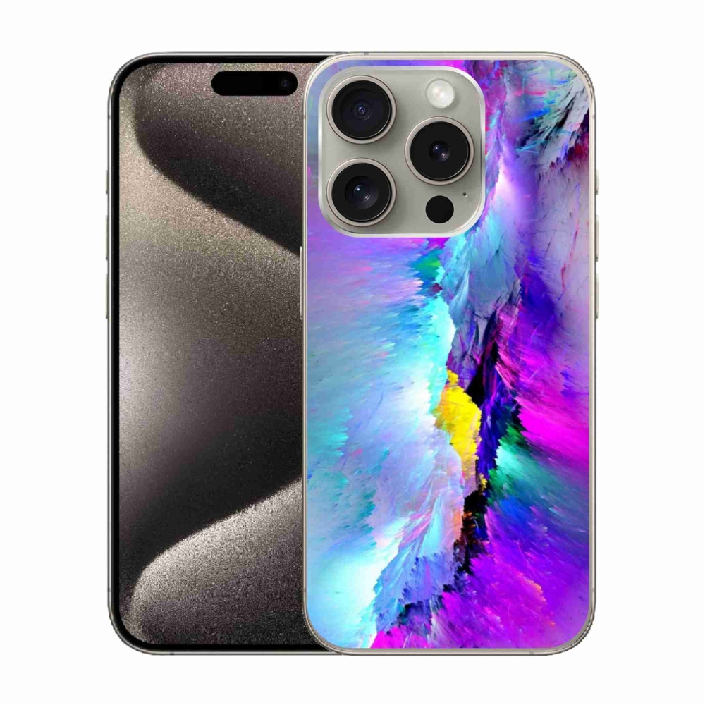 Zselés borítás mmCase iPhone 15 Pro készülékhez - absztrakt