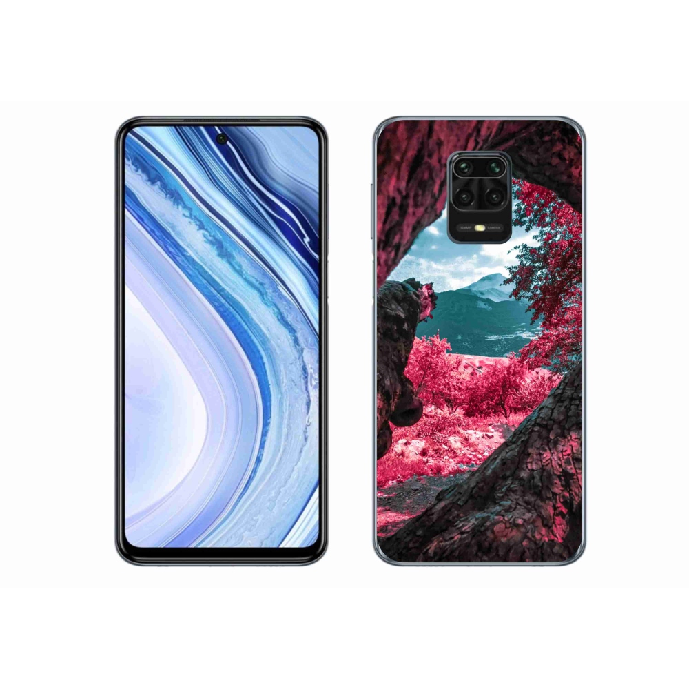Gél borítás mmCase a Xiaomi Redmi Note 9S-hez - hegyi kilátás