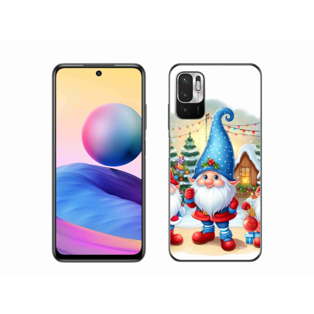 Gél borítás mmCase a Xiaomi Poco M3 Pro/5G számára - karácsonyi manók