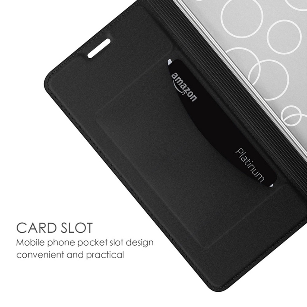 DUX könyvtáska a Realme C51/C53 készülékhez - fekete színben