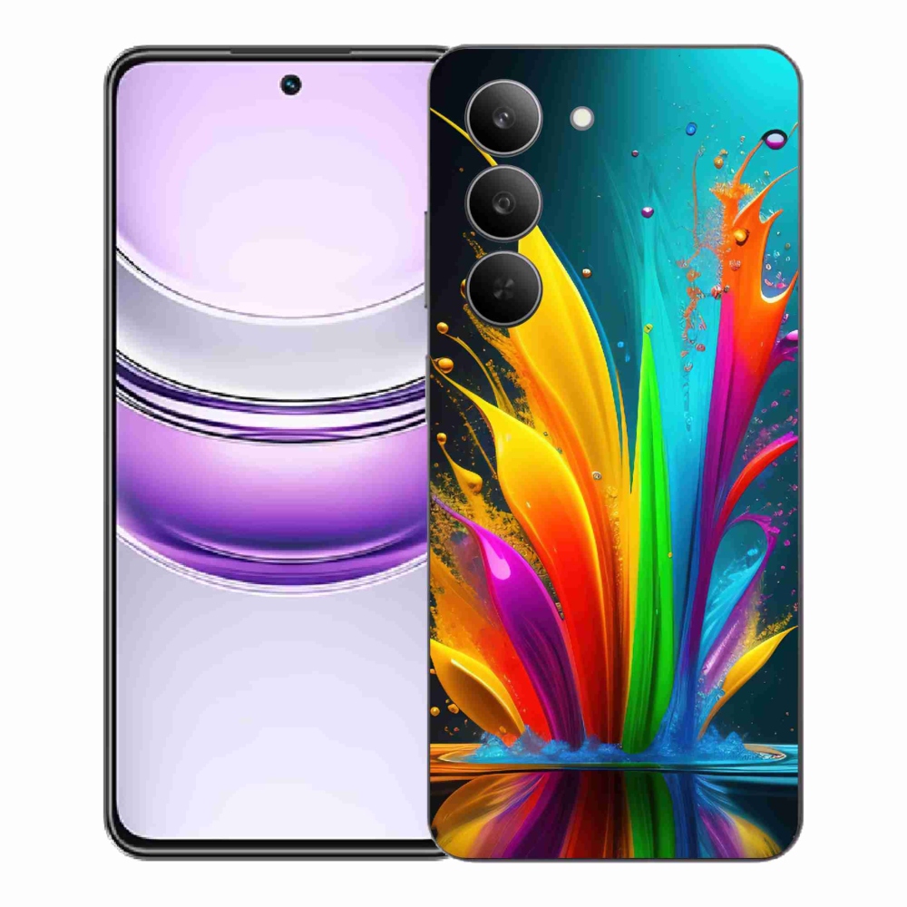 Gél borító mmCase a Realme 14x 5G készülékhez - absztrakt motívum 1