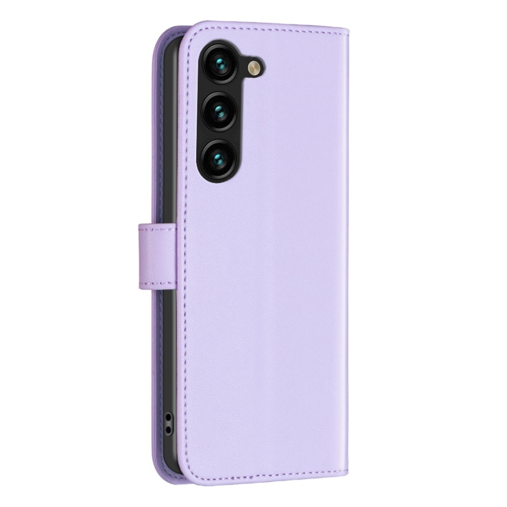 BNF könyvtáska Samsung Galaxy S24 készülékhez - világos lila