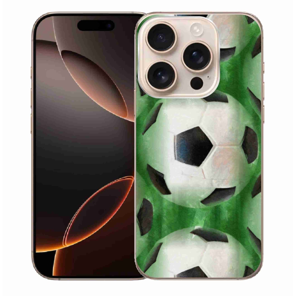 Gél borítás mmCase iPhone 16 Pro Max készülékhez - focilabda