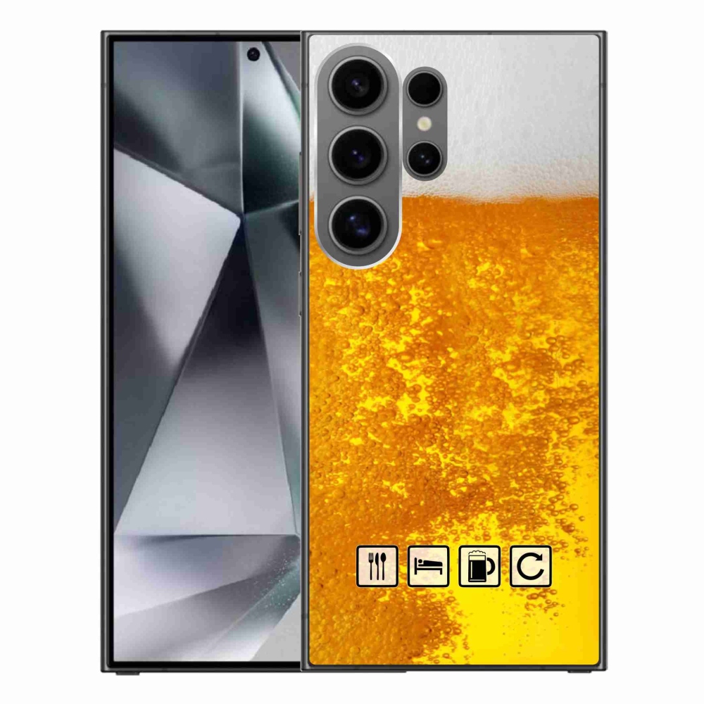 Gél borítás mmCase Samsung Galaxy S24 Ultra - sör motívum 3