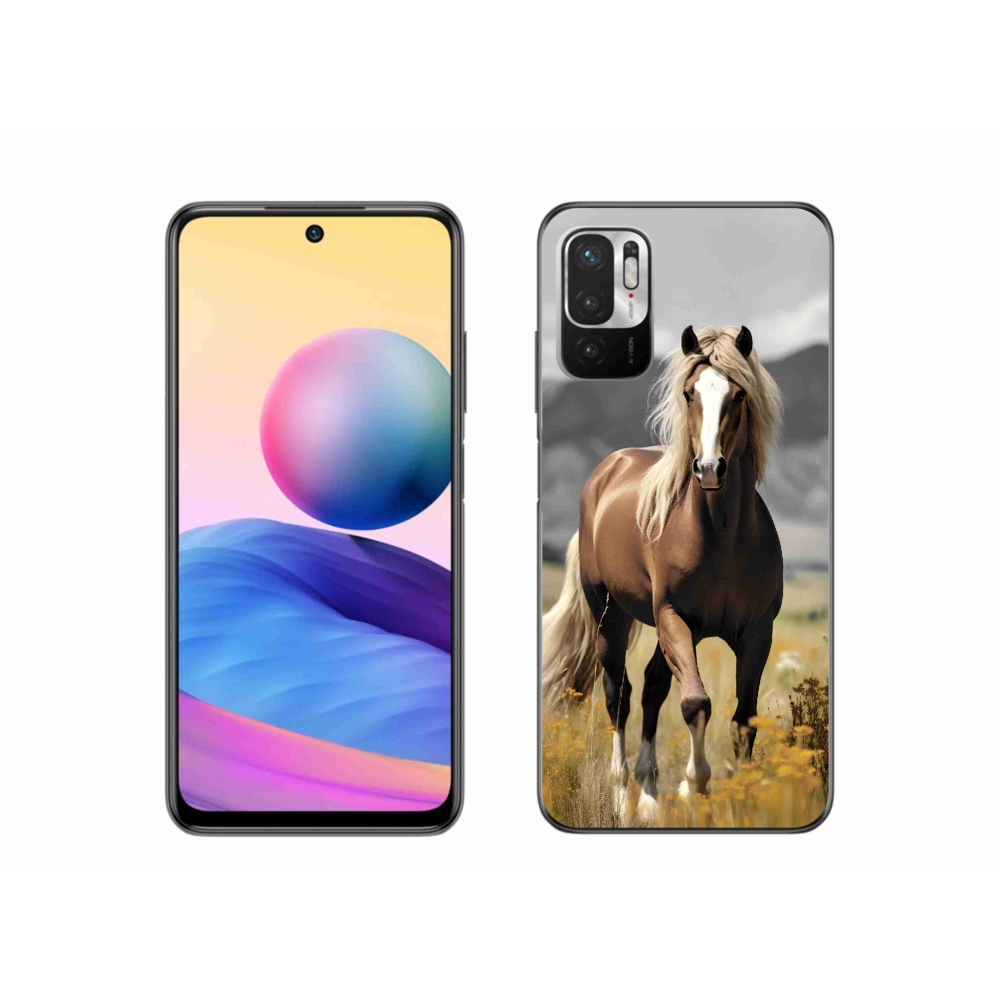 Gél borítás mmCase a Xiaomi Redmi Note 10 5G - barna ló 1