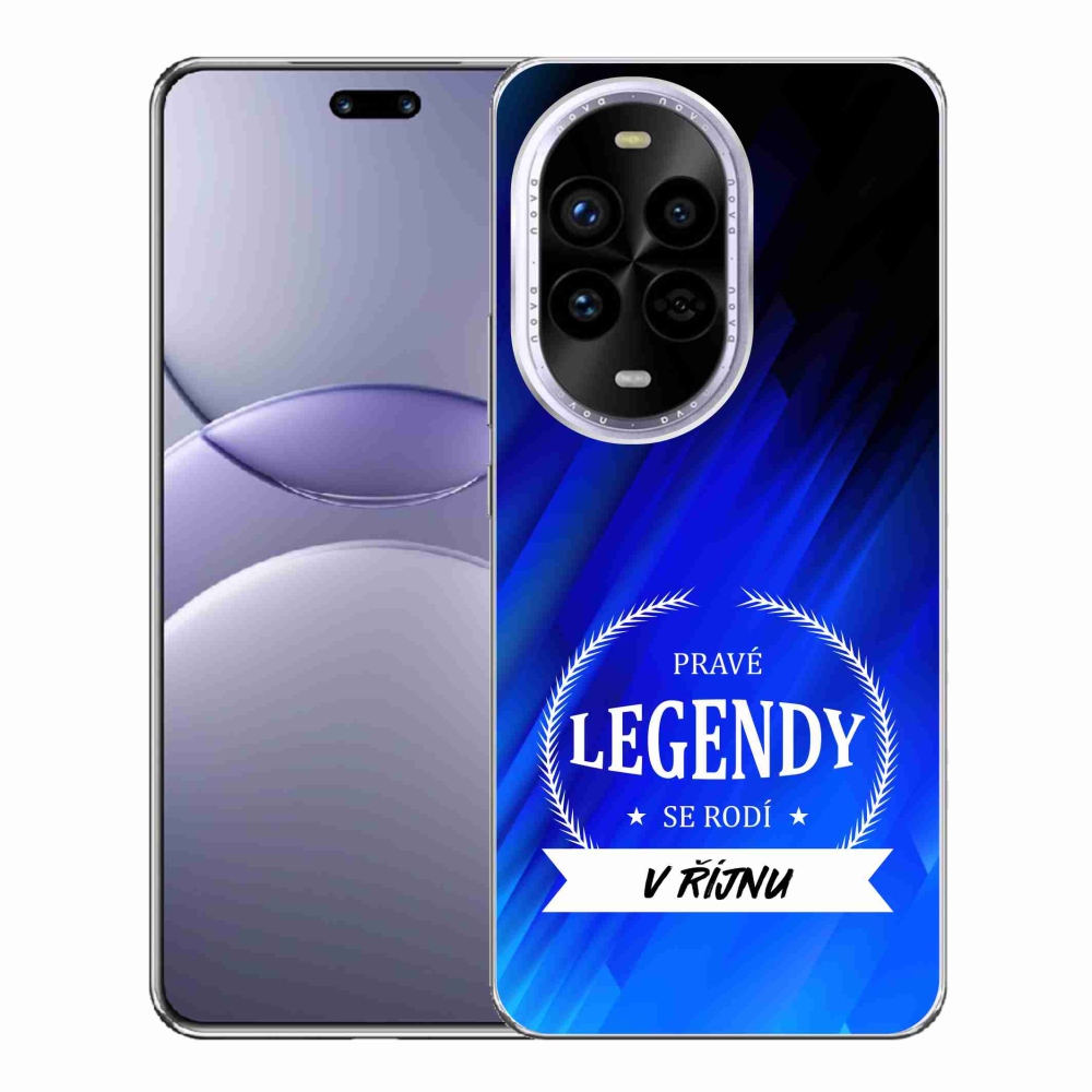 Gél borítás mmCase a Huawei Nova 13 Pro 5G-n - legenda októberi kék háttérrel