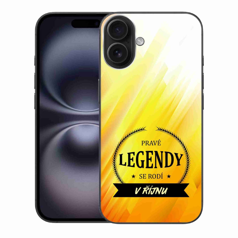 Gél borítás mmCase iPhone 16 Plus készülékhez - Októberi legendák sárga háttérrel