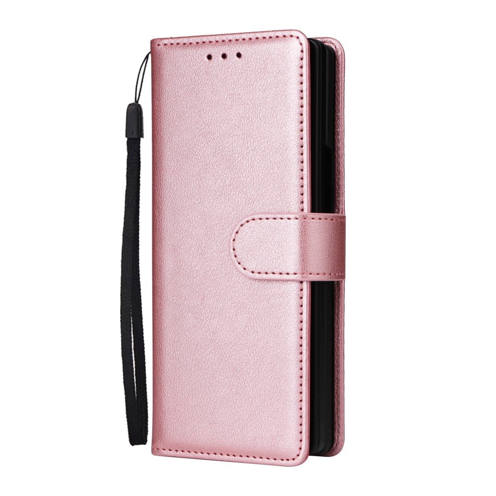 Tárcás könyvtáska Samsung Galaxy Z Fold6 5G - rózsa arany