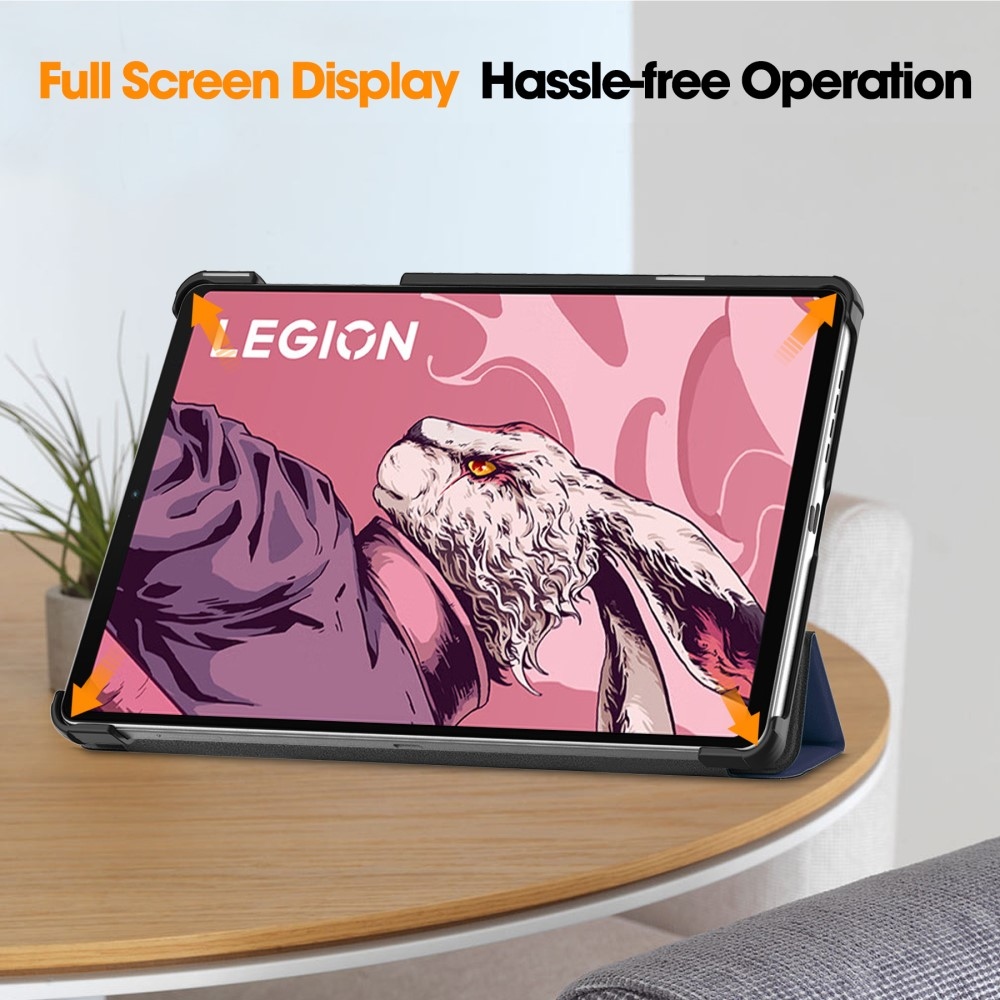 Cases okos záró tok Lenovo Legion Tab 8.8 (2. Gen.) táblagéphez - sötétkék
