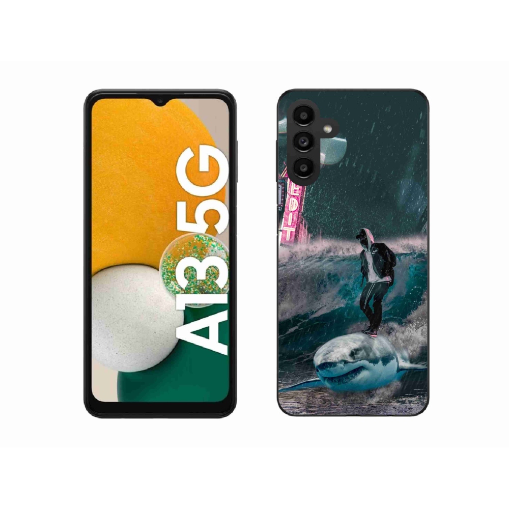 Zselés borítás mmCase Samsung Galaxy A13 5G - cápa