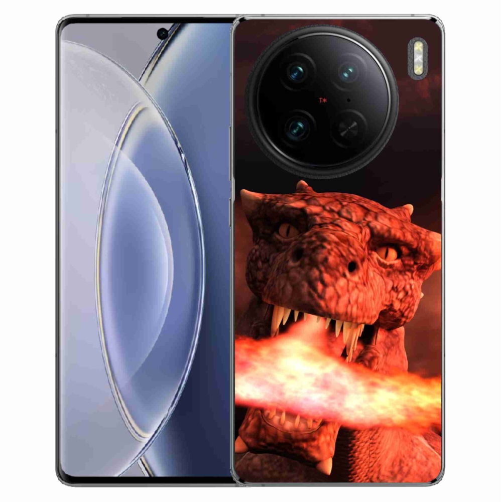 Zselés borítás mmCase a Vivo X90 Pro készülékhez - sárkány