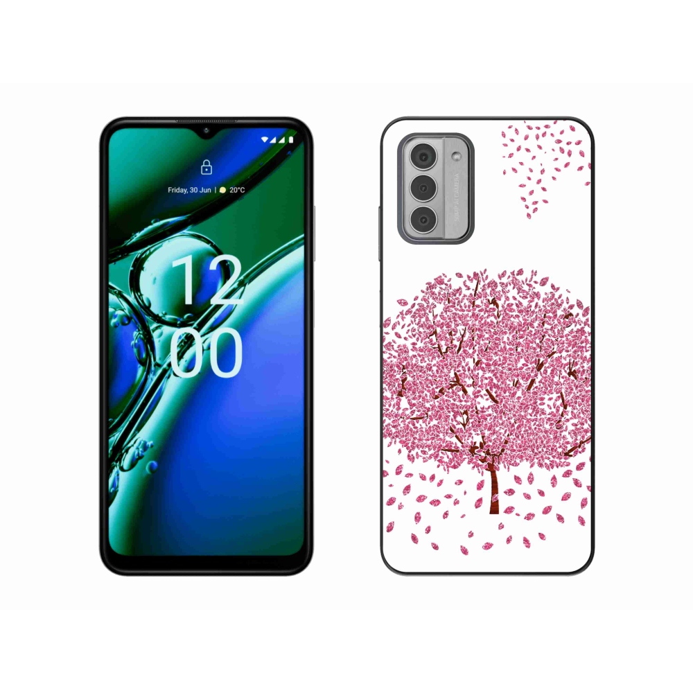 Zselés borító mmCase a Nokia G42 készülékhez - rajzfilmfa levelekkel