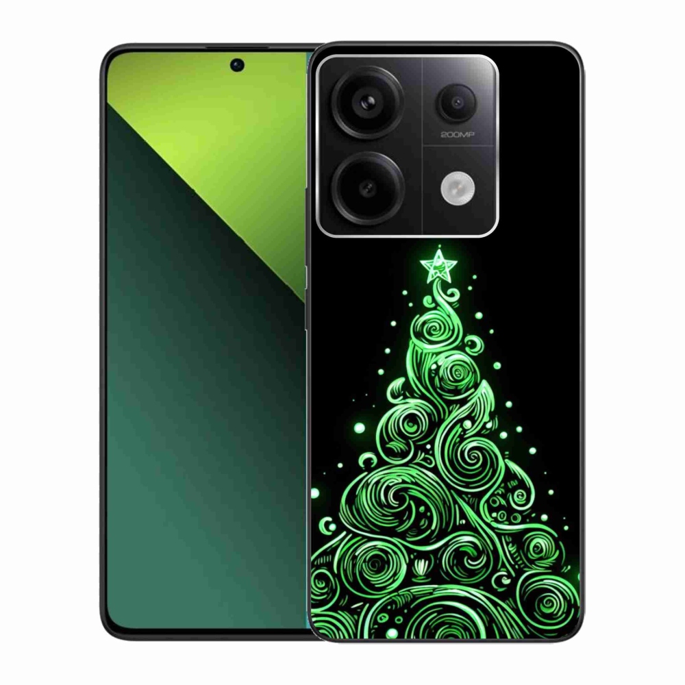 Gél borítás mmCase a Xiaomi Redmi Note 13 Pro 5G/Poco X6 5G - neon karácsonyfa 3