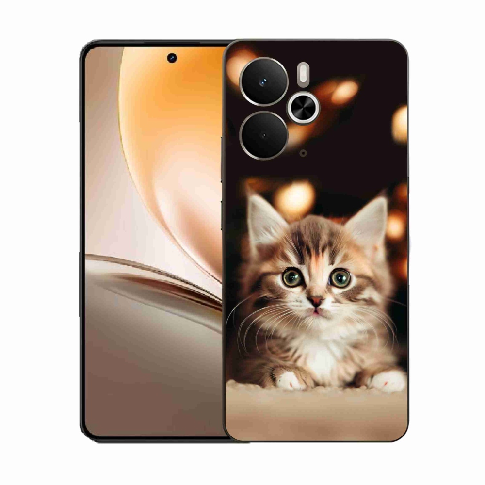 Gél borítás mmCase a Realme 14 5G számára - aranyos cica 2