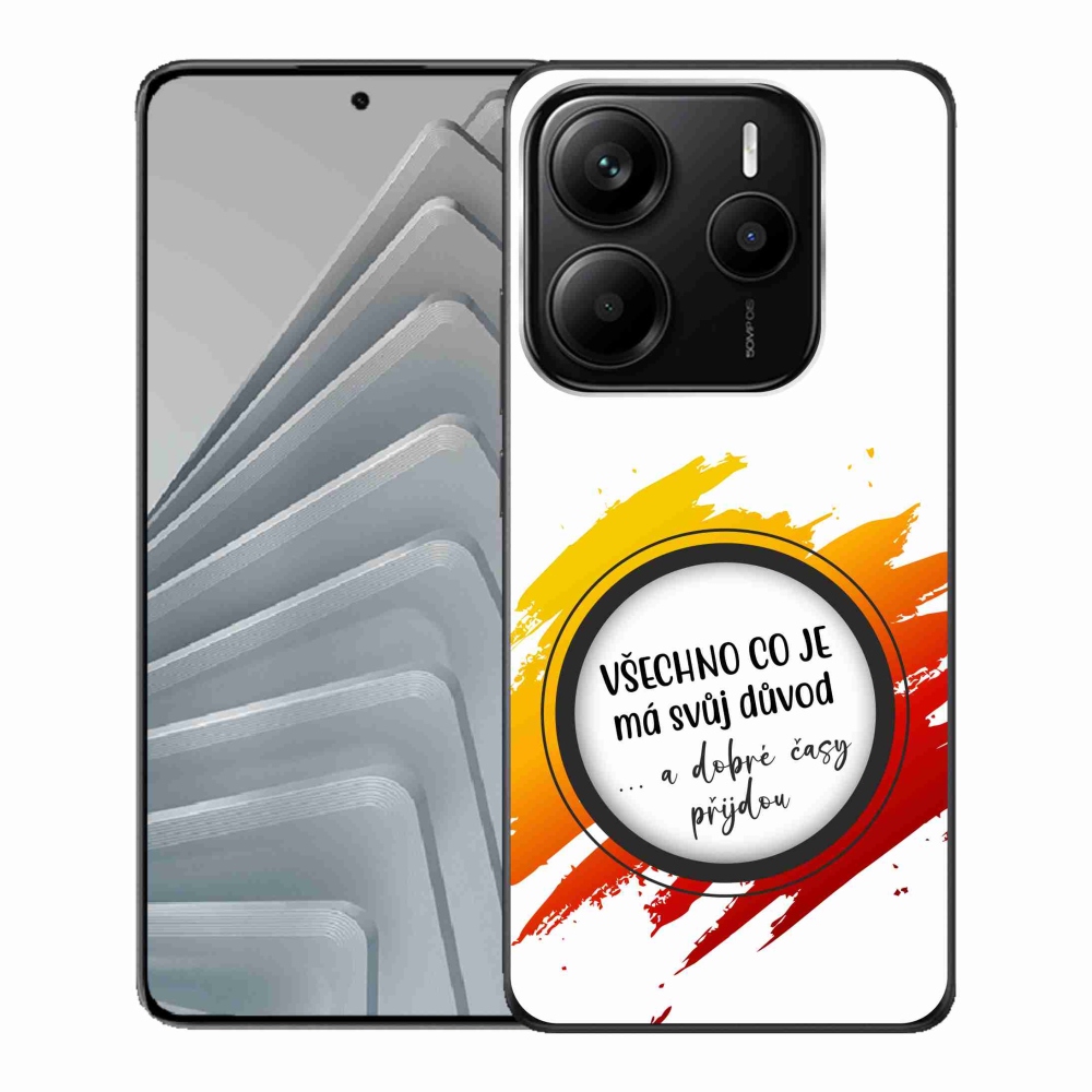 Gél borítás mmCase a Xiaomi Redmi Note 14 5G - Legendák februárban sárga háttérrel