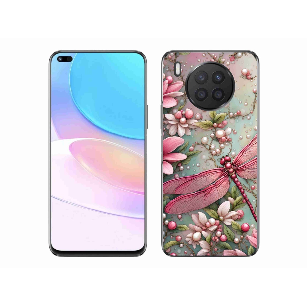 Gél borítás mmCase a Huawei Nova 8i készülékhez - szitakötő