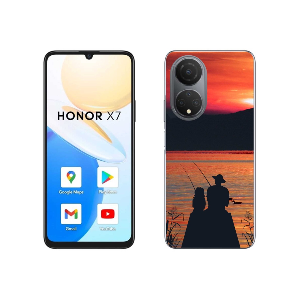 Zselés borítás mmCase a Honor X7-hez - halászat 3