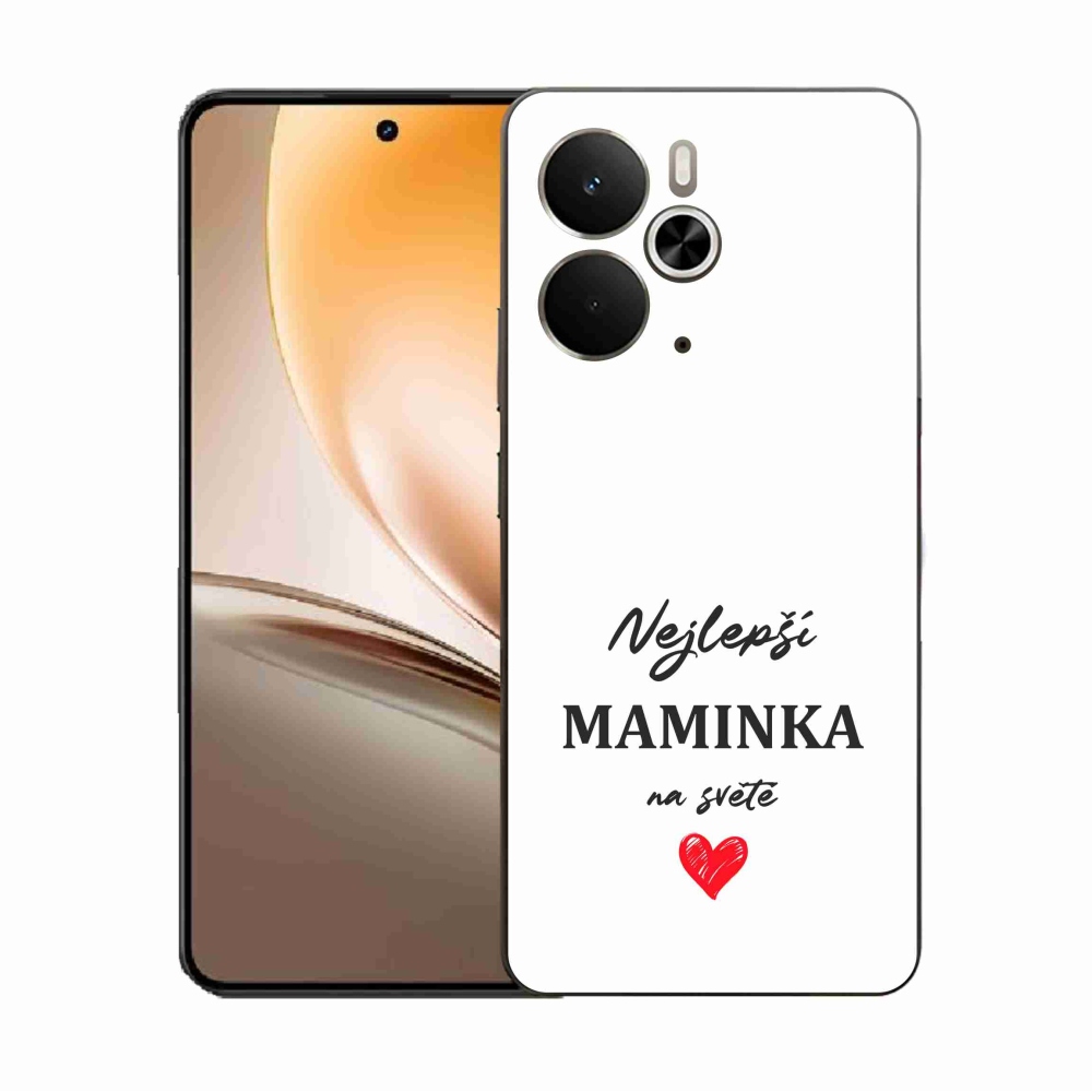 Gél borítás mmCase a Realme 14 5G-n - legjobb anya 1 fehér háttér