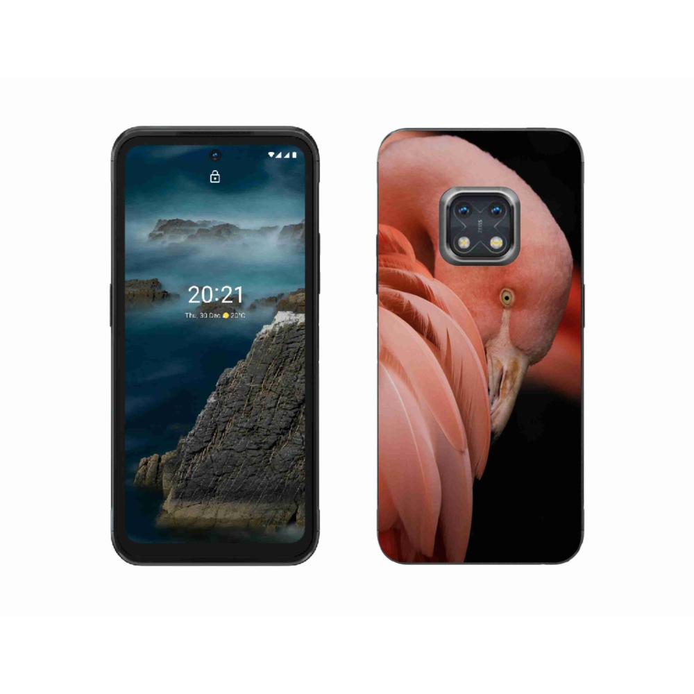 Zselés borítás mmCase a Nokia XR20 készülékhez - flamingó 3