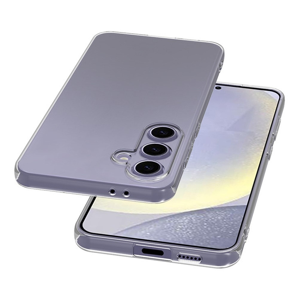Átlátszó zselés tok Samsung Galaxy S24 FE készülékhez - átlátszó