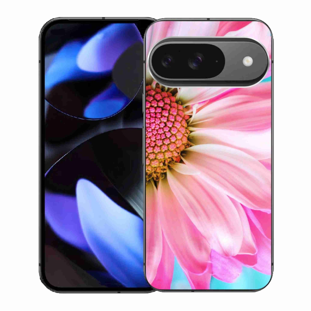 Gél védőhuzat mmCase a Google Pixel 9/9 Pro készülékhez - rózsaszín virág