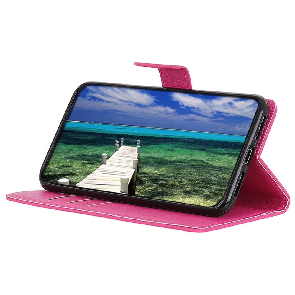Litchie könyv tok Xiaomi Poco C65/Redmi 13C 4G/5G - rózsa