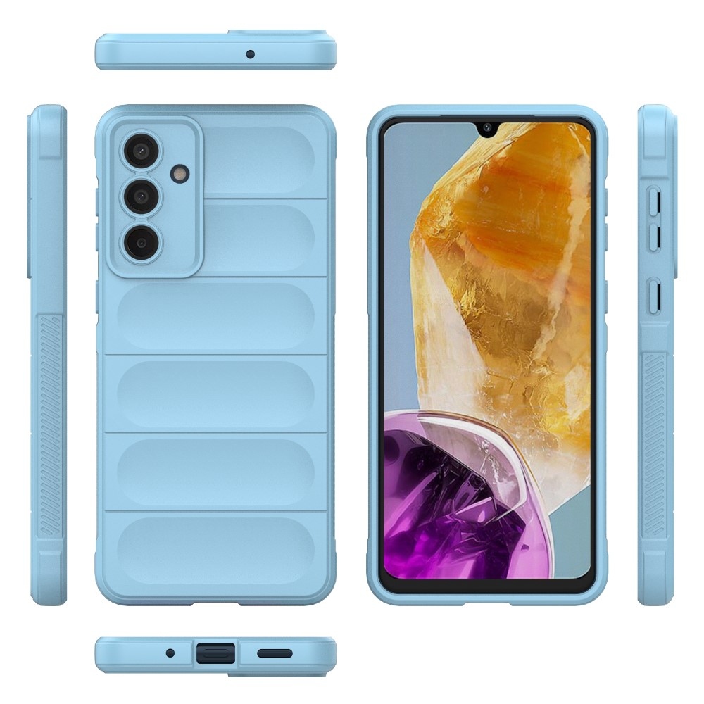 Rugg tartós zselés tok Samsung Galaxy M55 5G - világoskék színben
