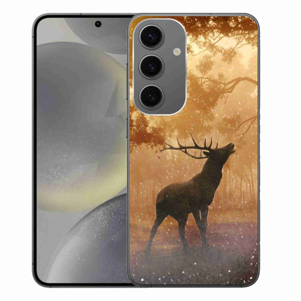Zselés borítás mmCase Samsung Galaxy S24+ készülékhez - szarvas a vadonban