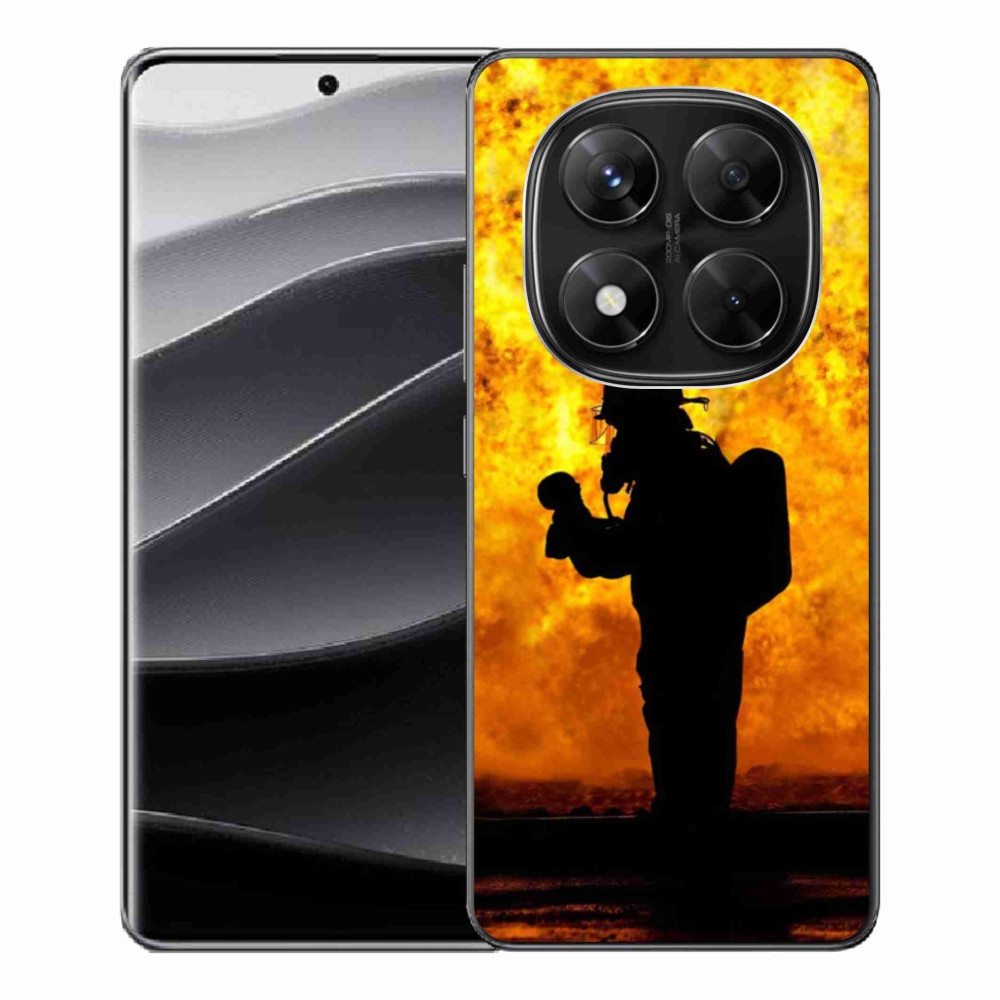 Gél borítás mmCase a Xiaomi Redmi Note 14 Pro 5G/Poco X7 5G számára - tűzoltó