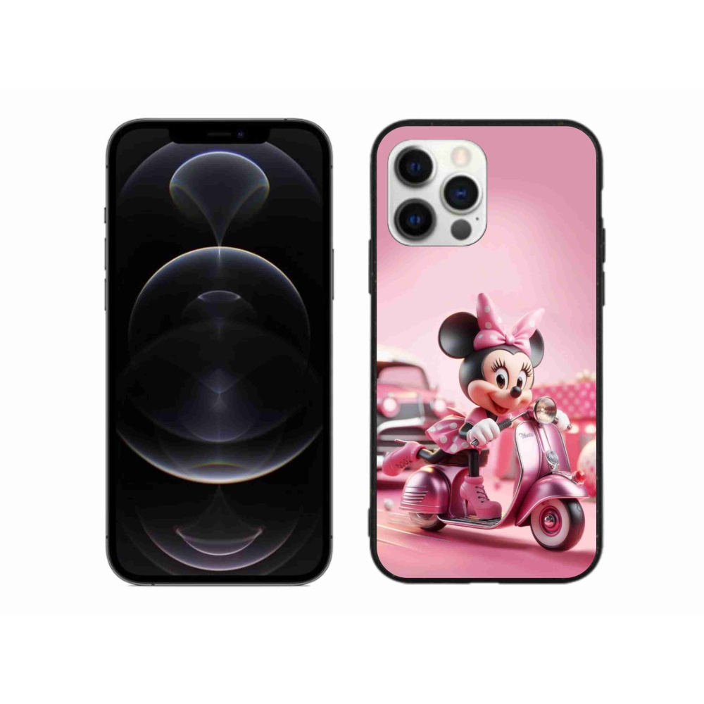 Zselés borítás mmCase iPhone 12 Pro Max készülékhez - minnie 1