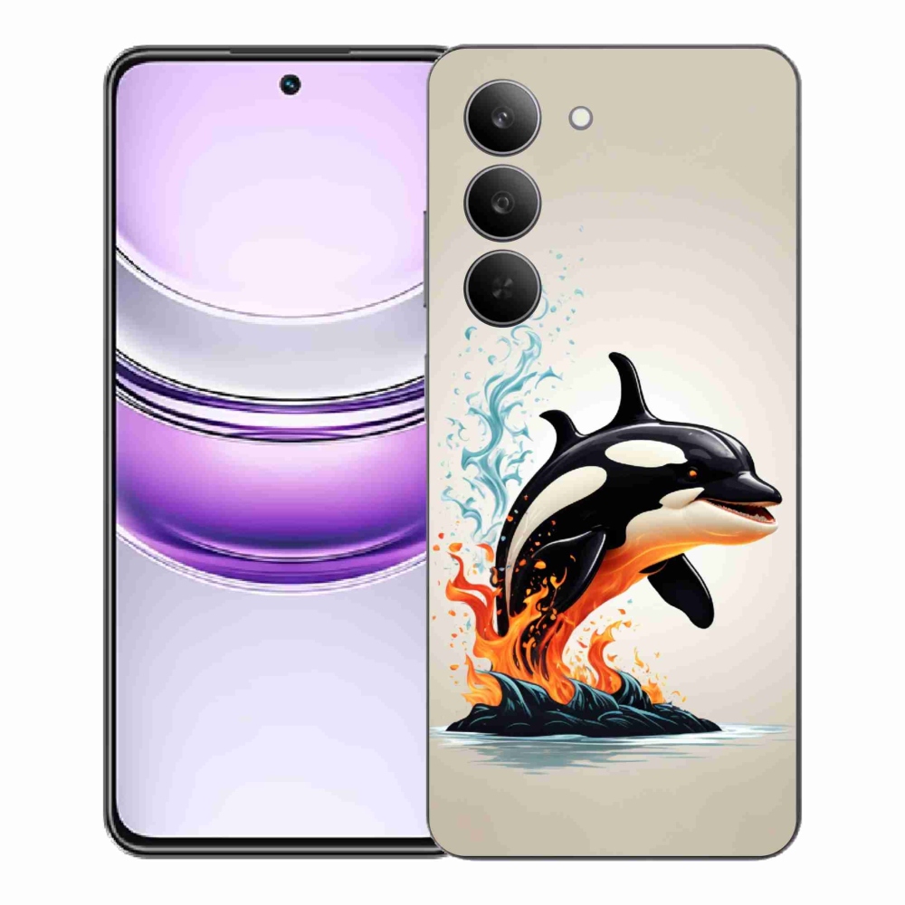 Gél borító mmCase a Realme 14x 5G készülékhez - gyilkos bálna