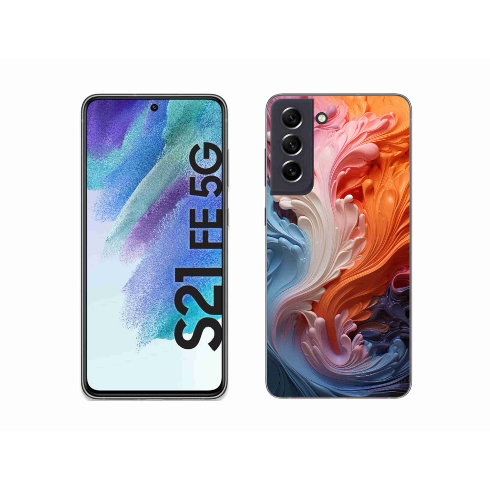 Gél borítás mmCase Samsung Galaxy S21 FE 5G - absztrakt motívum 8