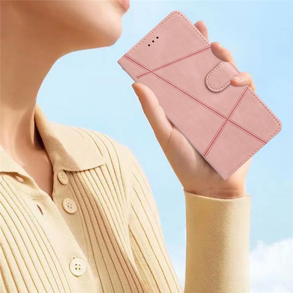 Line book tok Samsung Galaxy S25 FE készülékhez - rózsaarany