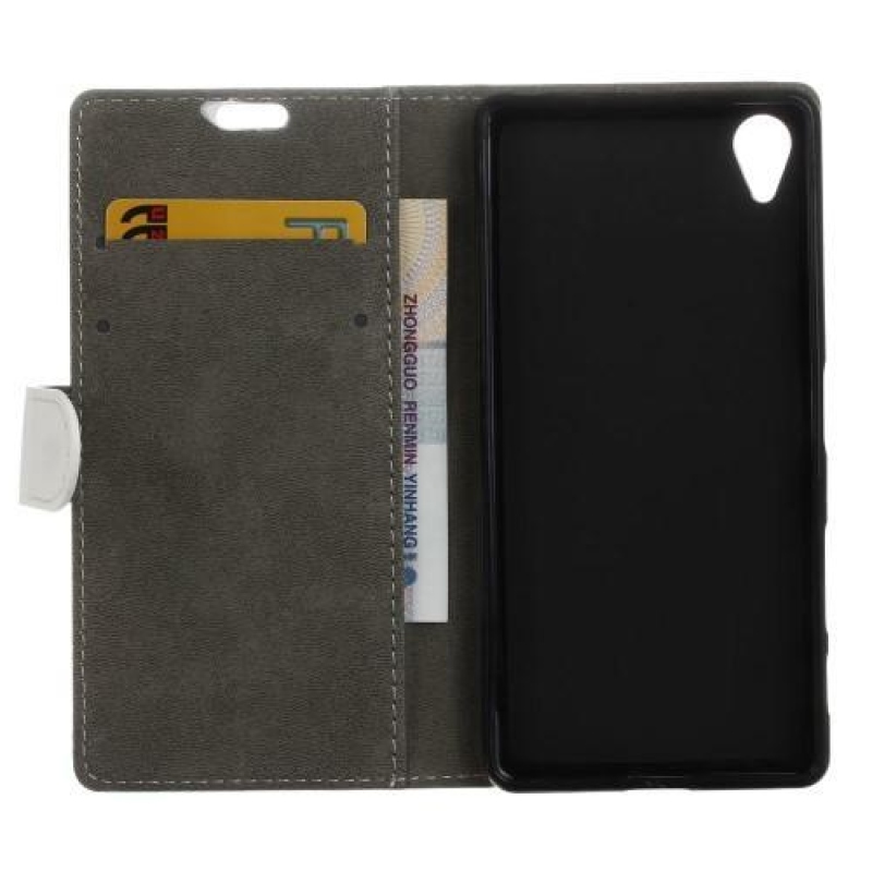 Walle Wallet tok Sony Xperia X készülékhez - fehér
