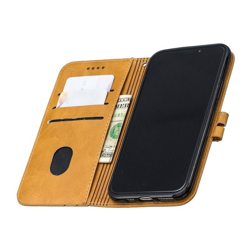 Tárca PU bőr pénztárca tok iPhone 12 Pro Max 6,7