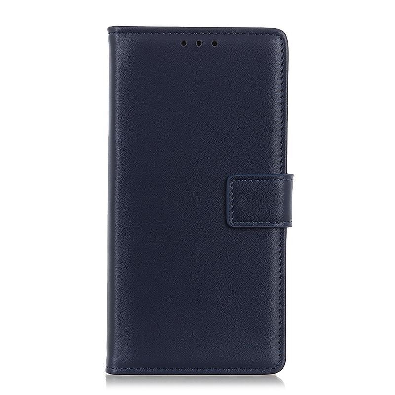 Tárca PU bőr pénztárca tok Xiaomi Redmi 9A/9AT-hoz - kék