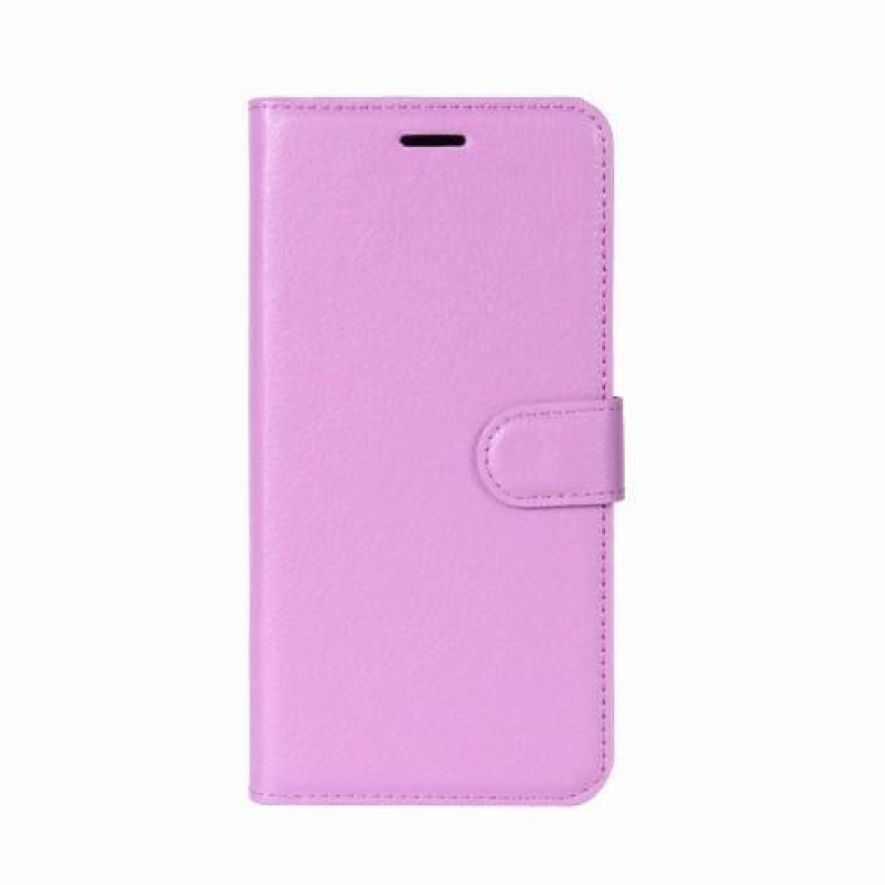 Tárca PU bőr tok Huawei P20 Lite-hoz - lila