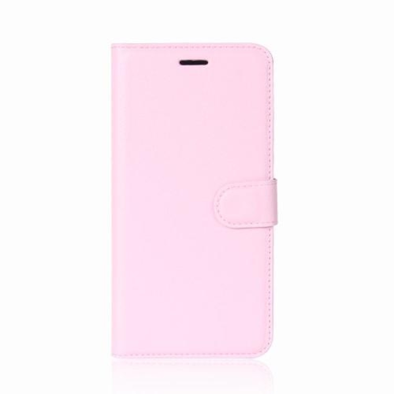 Tárca PU bőr tok Huawei P20 Pro-hoz - rózsaszín