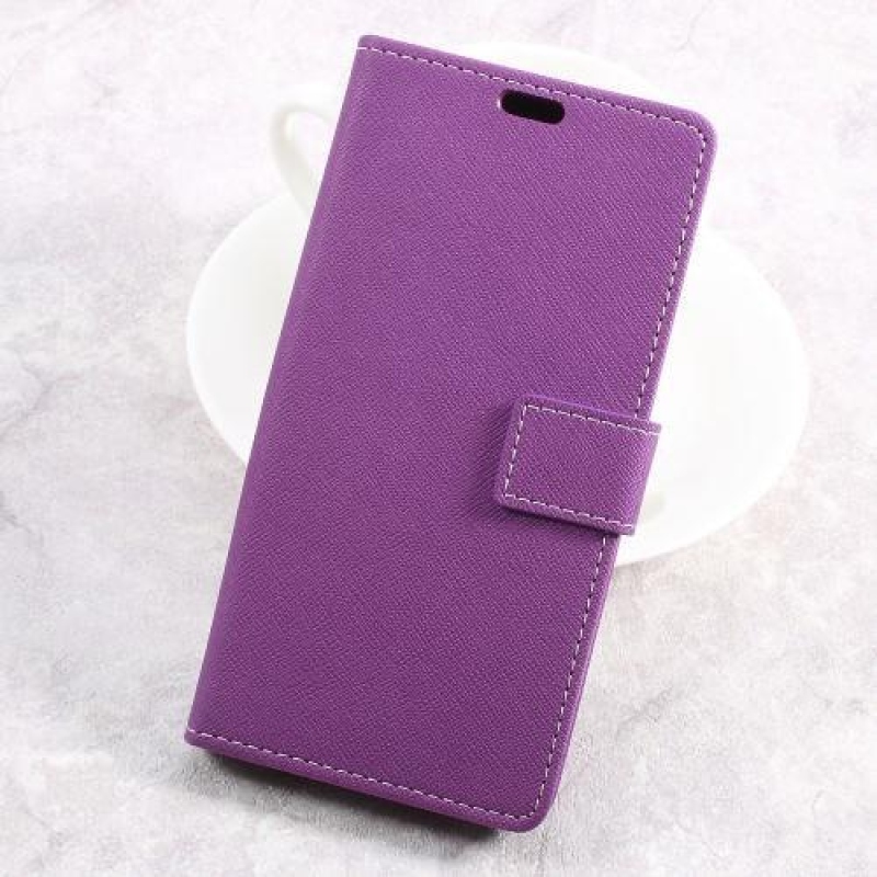 Tárca PU bőr tok Sony Xperia L1 - lila