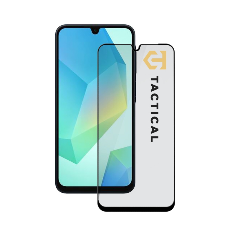 Taktikai üvegpajzs 5D üveg a Samsung Galaxy A16 5G Fekete számára