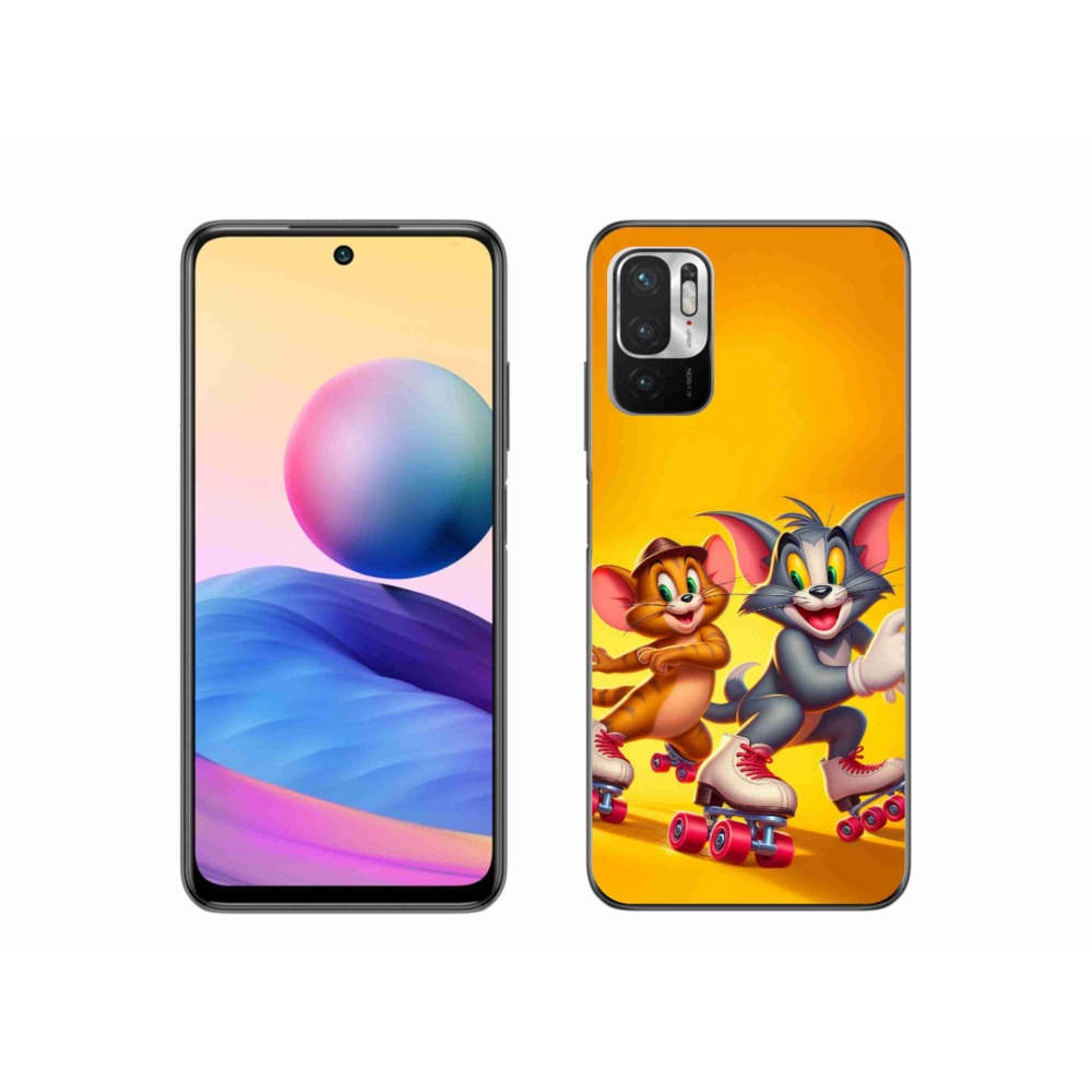 Gél borítás mmCase a Xiaomi Poco M3 Pro/5G számára - tom a jerry