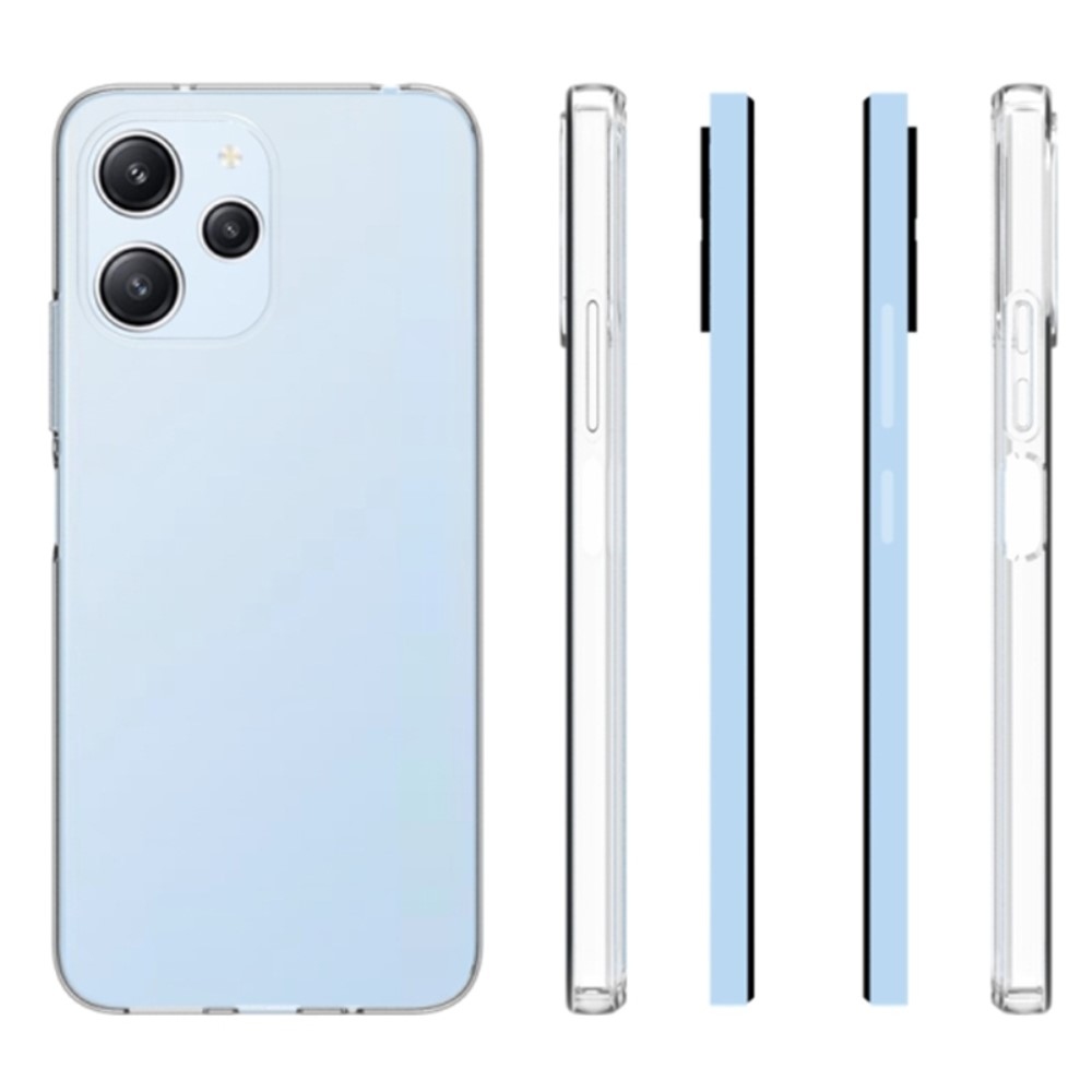 Átlátszó zselés tok Xiaomi Redmi 12 4G/5G - átlátszó