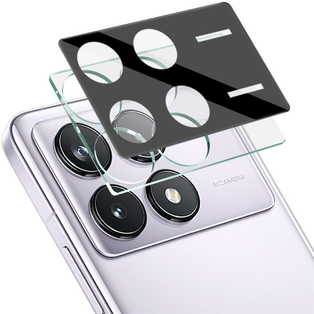 IMK kamera lencse üveg a Xiaomi Poco X6 Pro 5G kamerán - fekete