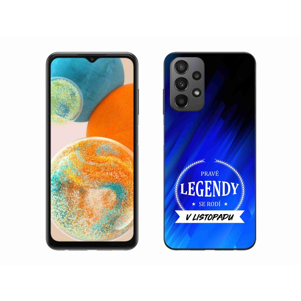 Gél borítás mmCase Samsung Galaxy A23 4G/5G - Legendák novemberi kék háttérrel